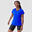 Női póló futáshoz Dry, légáteresztő, kék
