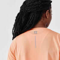 Women's breathable short-sleeved T-shirt running Dry - orange