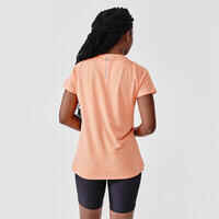 Women's breathable short-sleeved T-shirt running Dry - orange