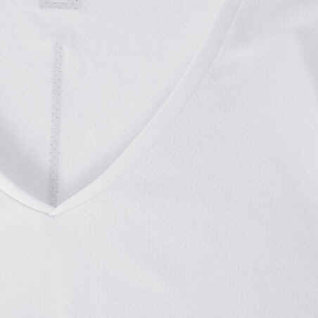 Women's breathable short-sleeved running T-Shirt Dry - white
