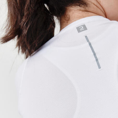 Women's Running Breathable Short-Sleeved T-Shirt Dry - white