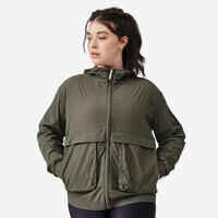 Women's Running Windproof Jacket Wind Breath - khaki