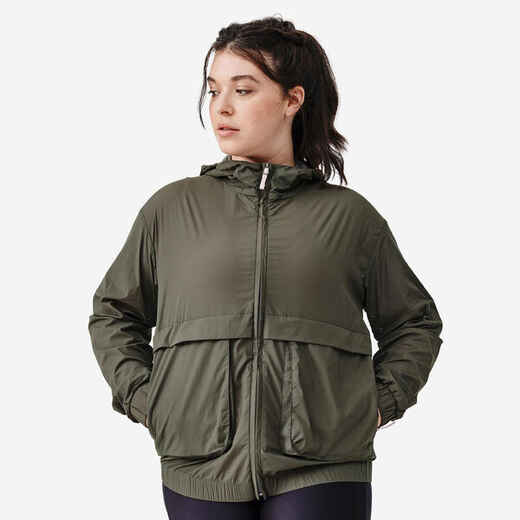 
      Women's Running Windproof Jacket Wind Breath - khaki
  