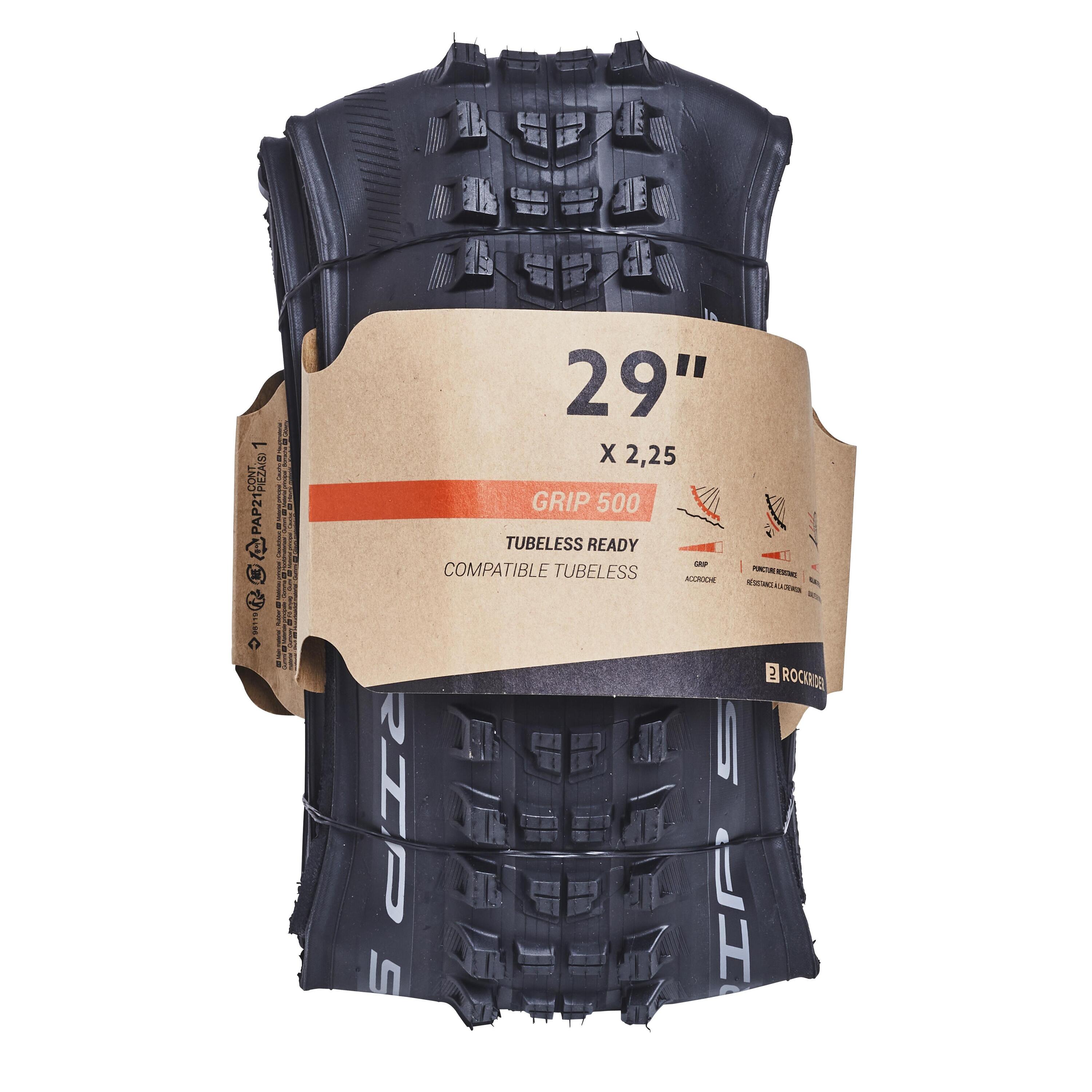 Llanta para bicicleta de montaña Rockrider GRIP 500 29" x 2,25 6/6