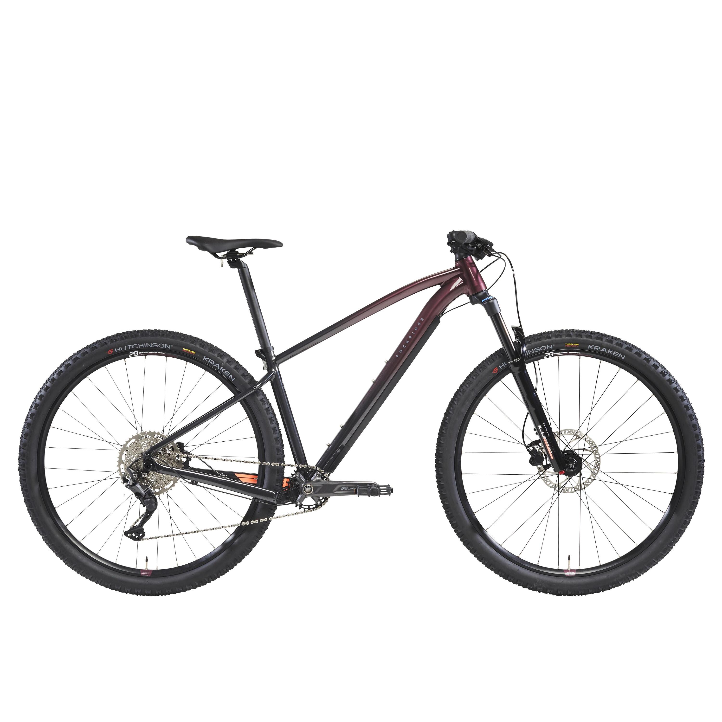 29 inch Touring Mountain Bike Explore 540 - Plum / Black 1/12