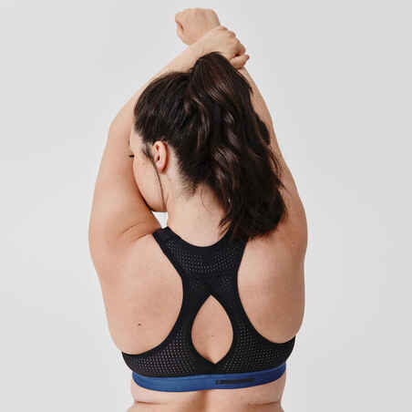 Zipped Running Bra - High support