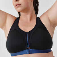 Zipped Running Bra - High support