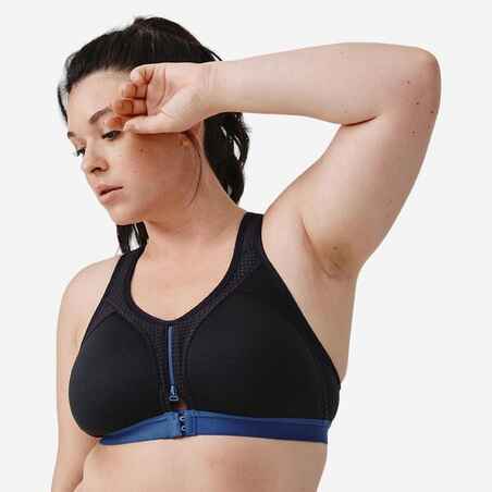 Zipped Running Bra - High support