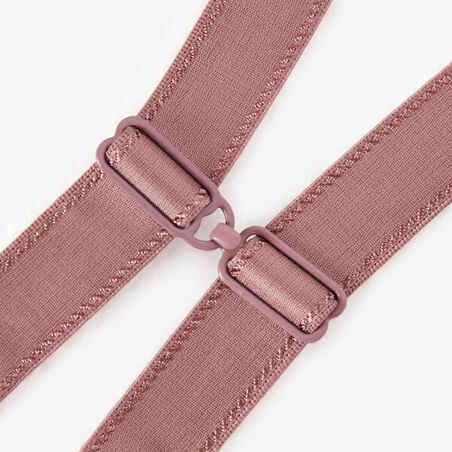 Women's High Support Convertible Strap Sports Bra - Taupe Pink