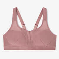 Women's High Support Convertible Strap Sports Bra - Taupe Pink