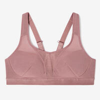 Brassière bretelles croisables maintien fort Femme - Taupe