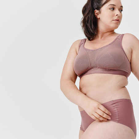 Women's High Support Convertible Strap Sports Bra - Taupe Pink