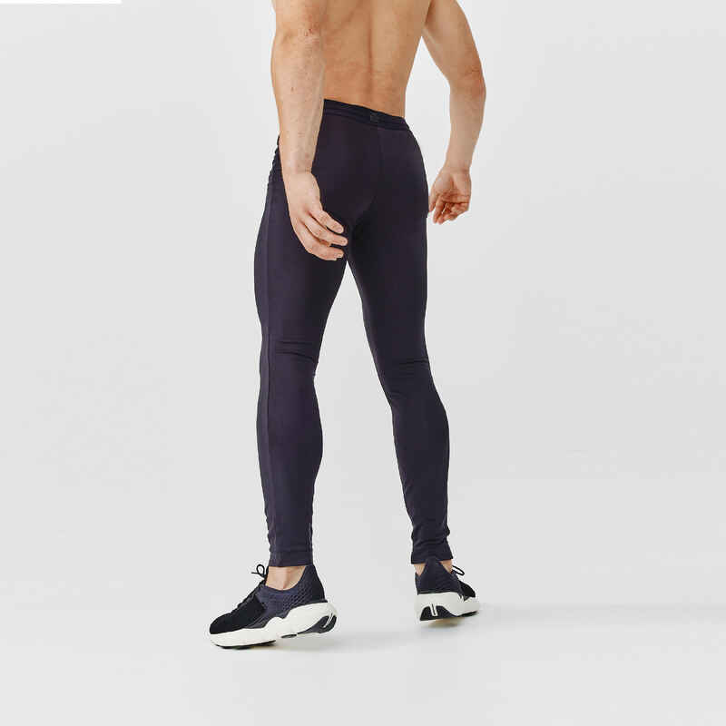 Men's Running Breathable Long Tights Dry+ - black - Decathlon