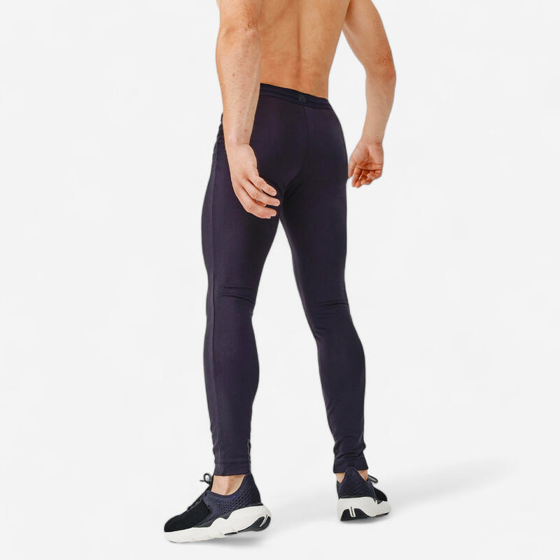 Collant long running respirant homme - Dry+ noir