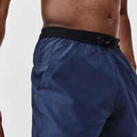 Pantalón corto running transpirable Hombre Dry+ azul oscuro