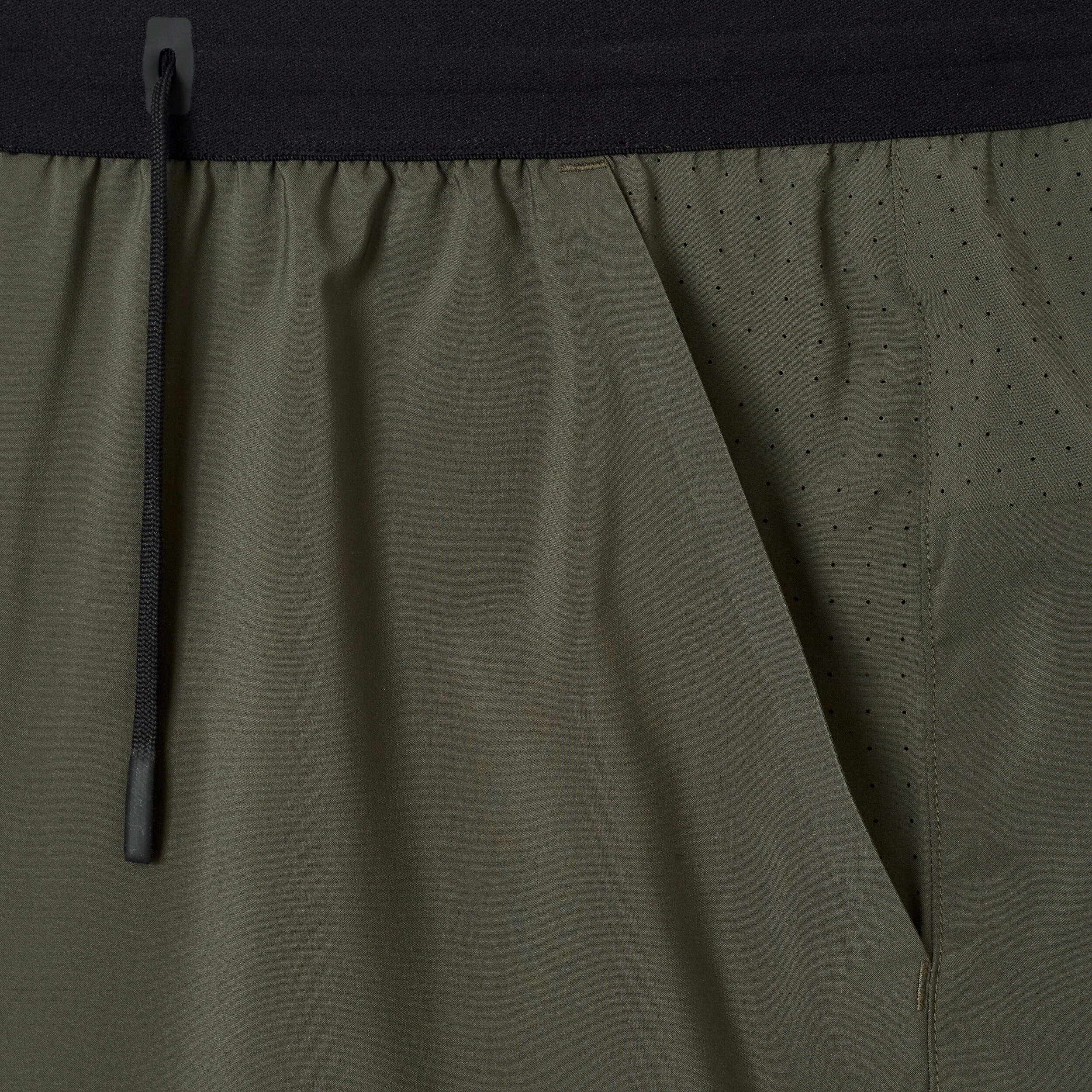 Men's Running Breathable Shorts Dry+ - olive black 7/7