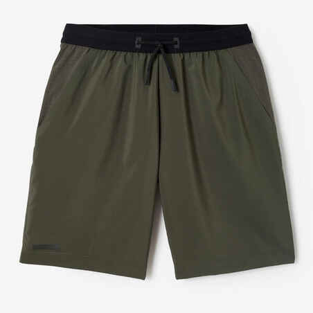 Men's Running Breathable Shorts Dry+ - olive black