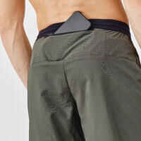 Men's Running Breathable Shorts Dry+ - olive black