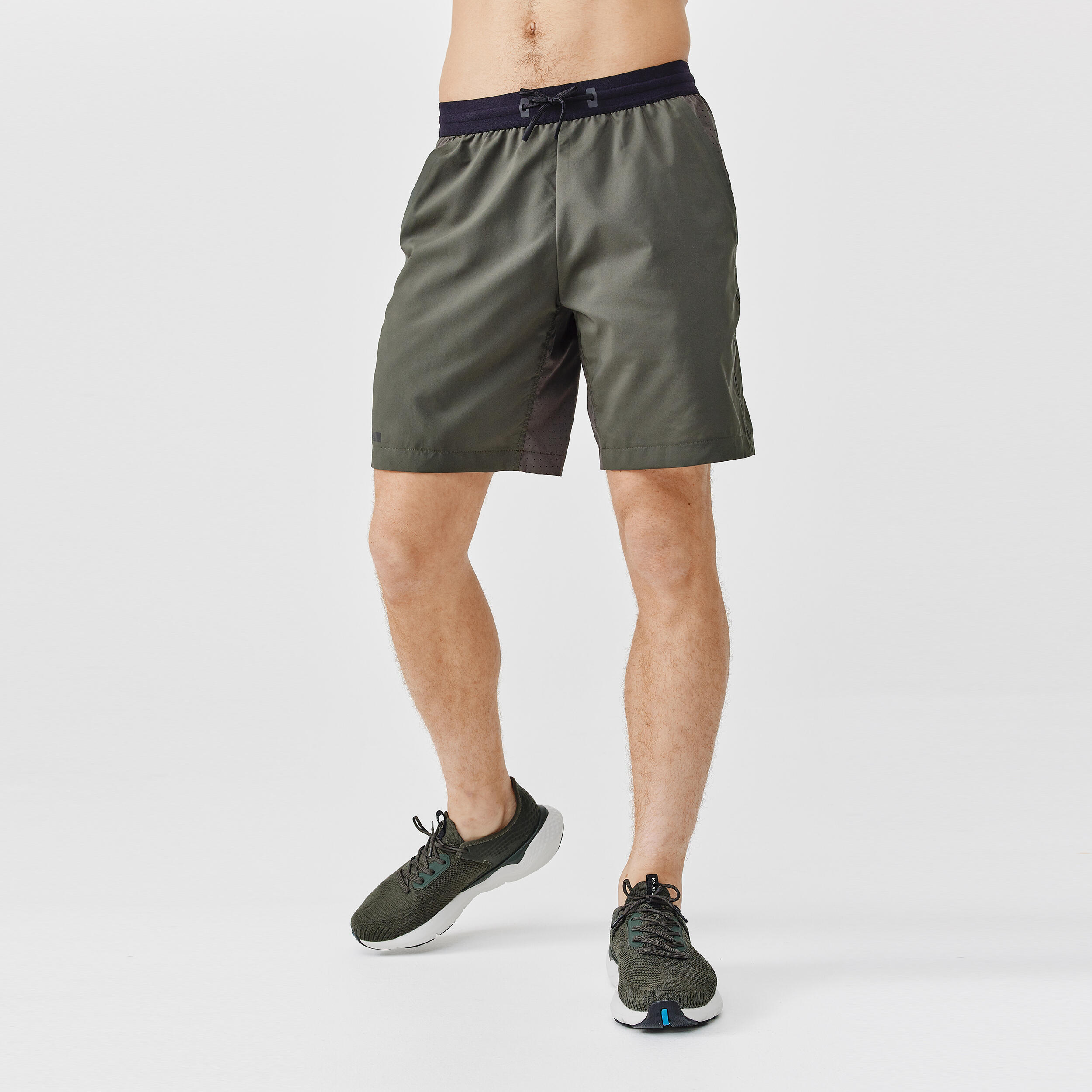 Men's Running Breathable Shorts Dry+ - olive black 3/7