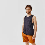 Men Running Breathable Tank Top Dry - Black