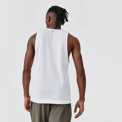 Men's Running Breathable Tank Top Dry - white