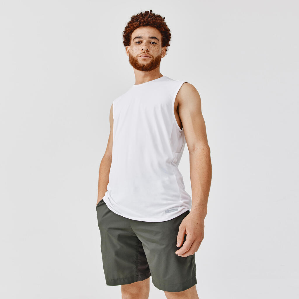 Men's Running Breathable Tank Top Dry+ - glacier white