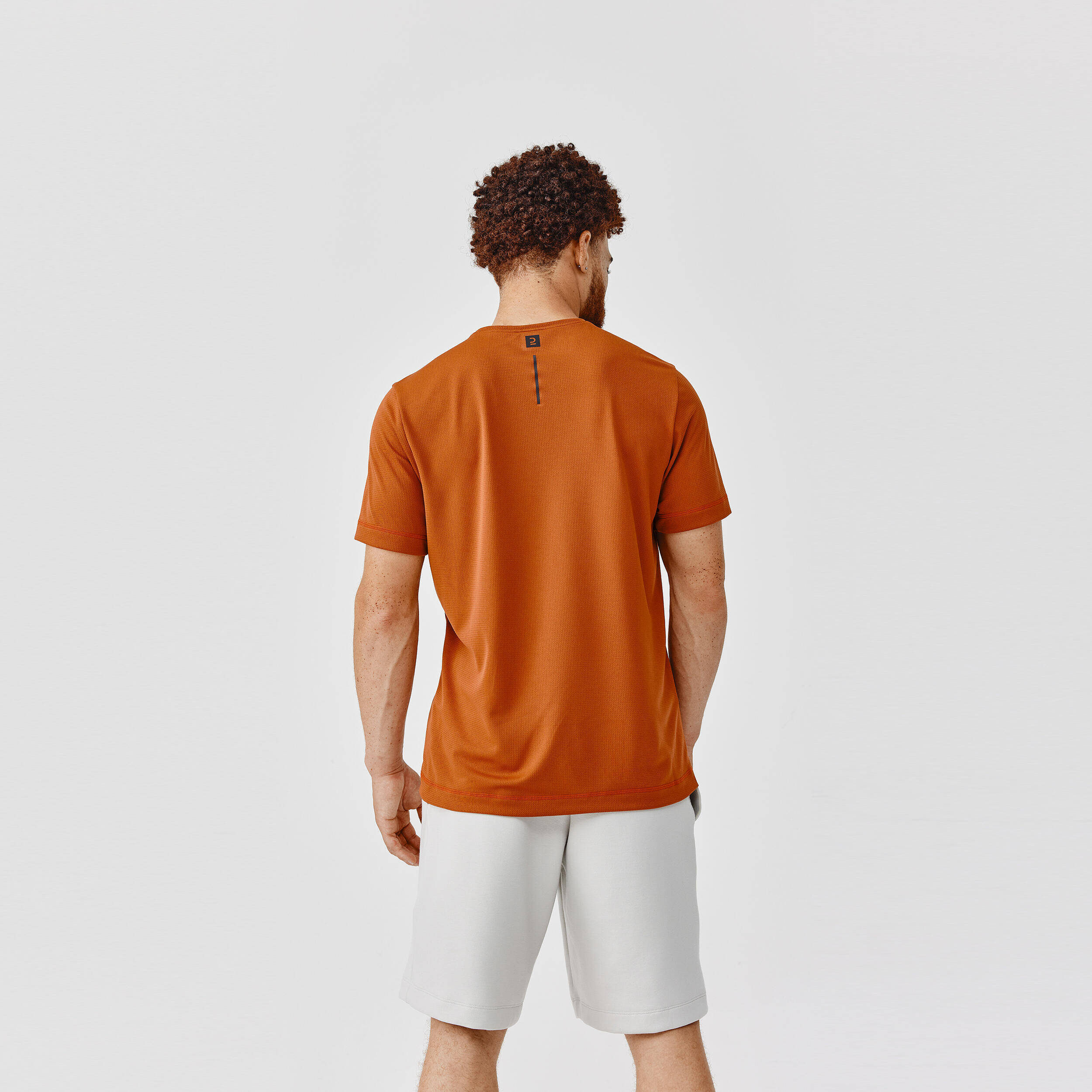 Men's Running Breathable T-Shirt Dry - burnt Sienna  -  4