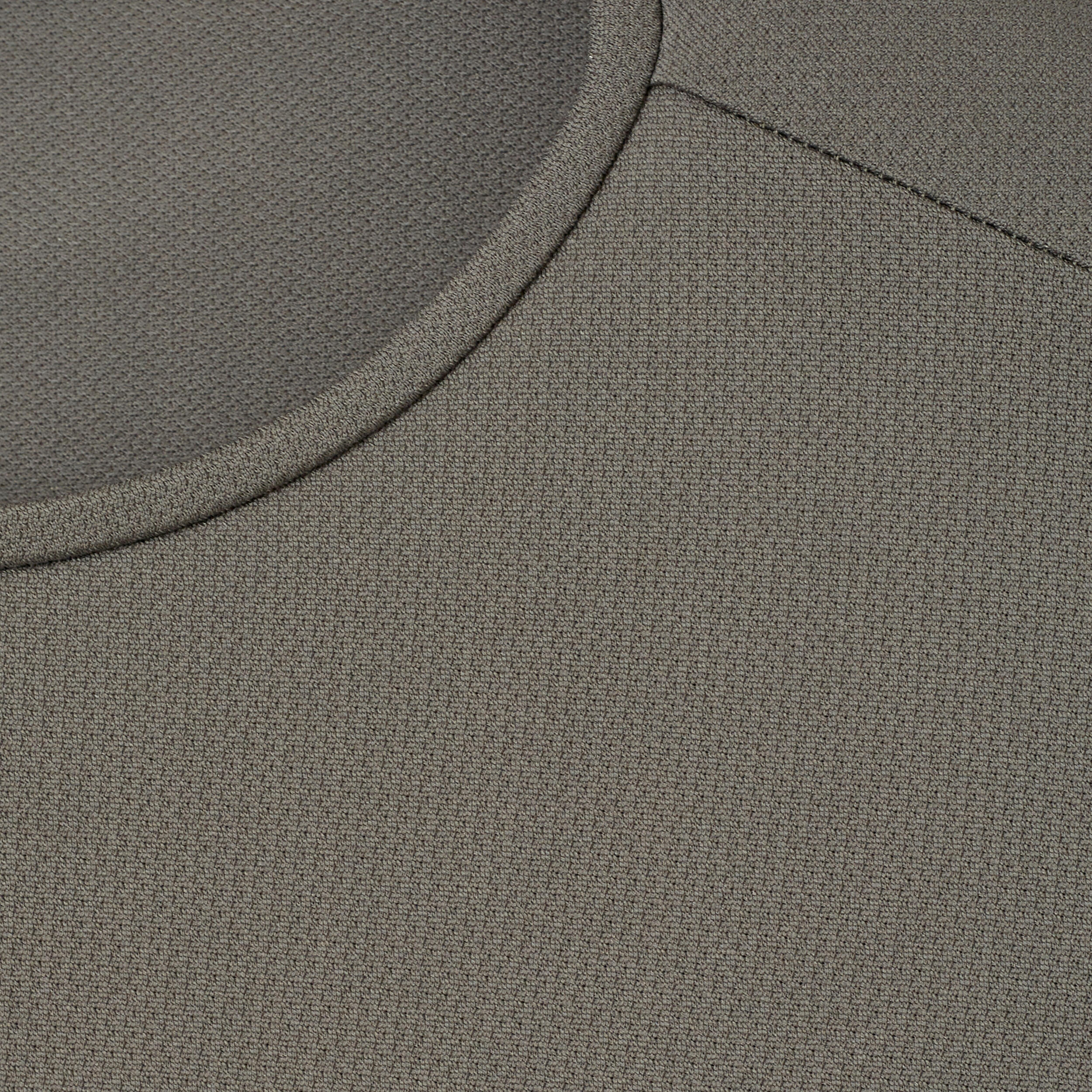Dry Men's Breathable Running T-Shirt - Grey Khaki 8/8