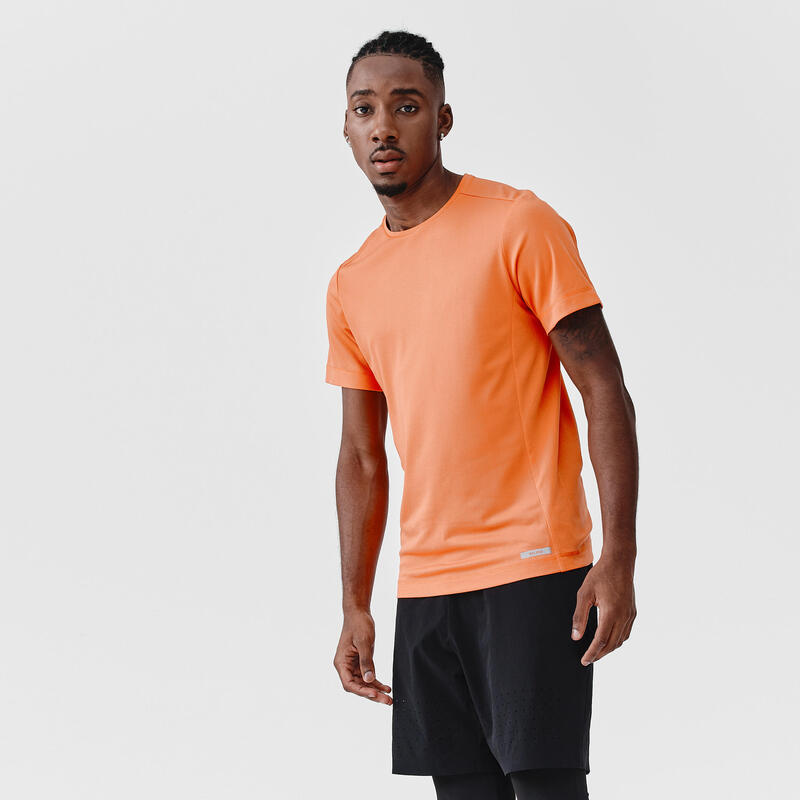 男款跑步透氣 T 恤 Dry - 橘色