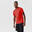 Camiseta running manga corta transpirable Hombre Dry rojo
