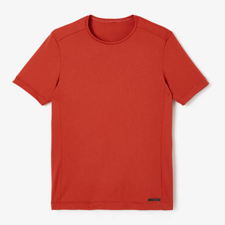 Kaos Lari Breathable Pria Dry - Brick Red