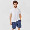 Majica kratkih rukava za trčanje Kiprun 100 Dry prozračna muška bijela 