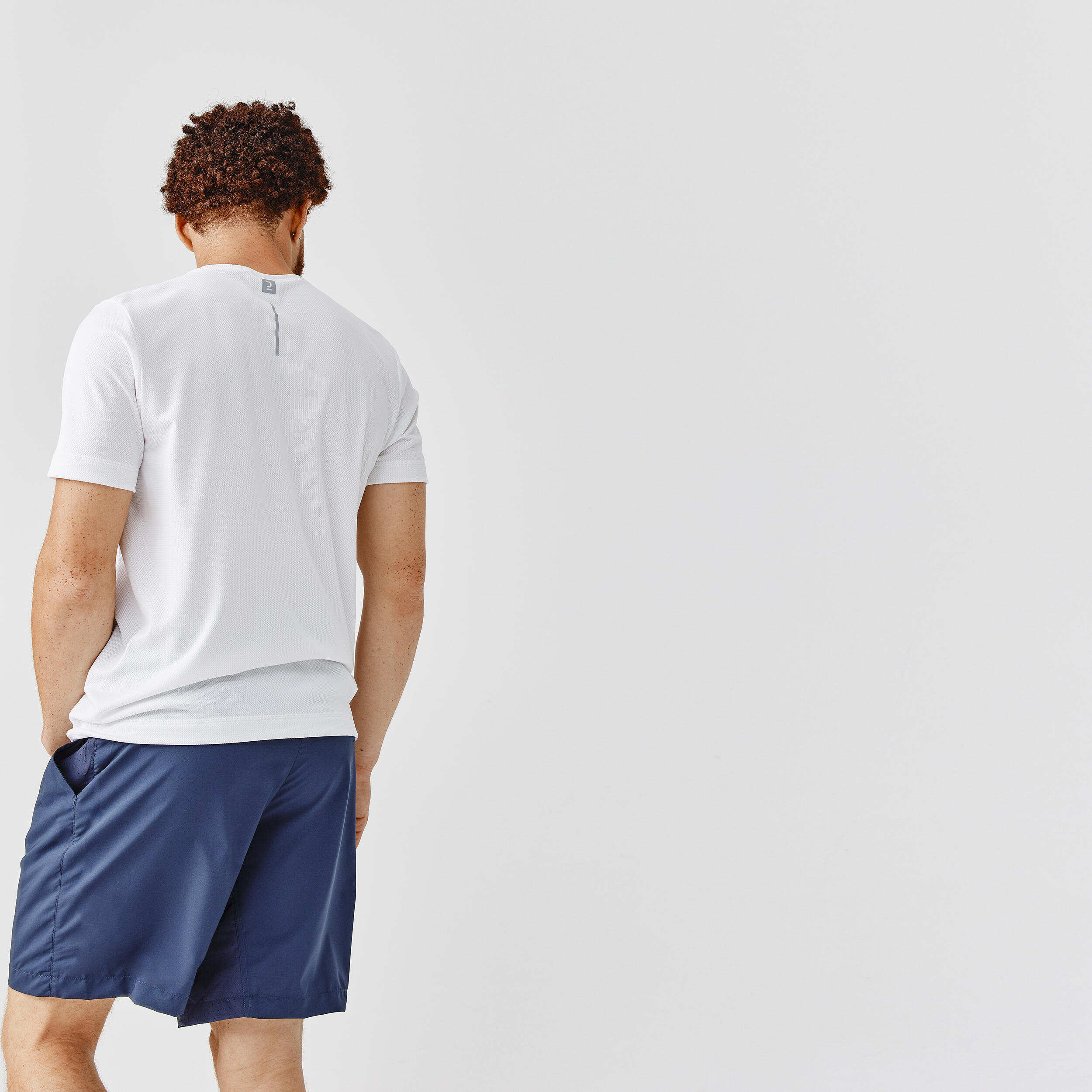 Gebraucht - Laufshirt kurzarm Herren atmungsaktiv - Run 100 Dry weiss 14/21