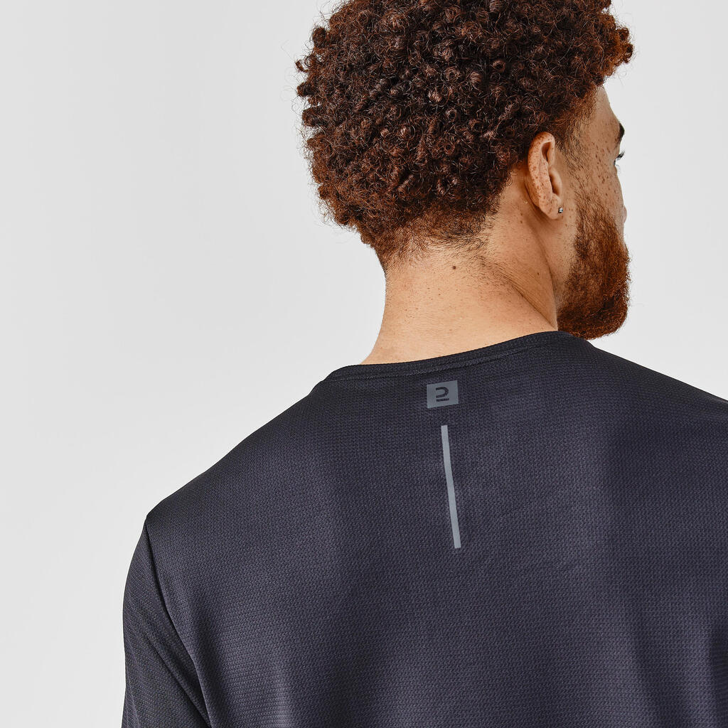 Camiseta de running transpirable para Hombre Kiprun run 100 - Azul Oscuro
