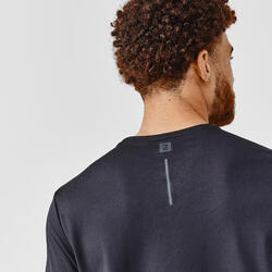 Dry Men's Running Breathable T-Shirt - Black