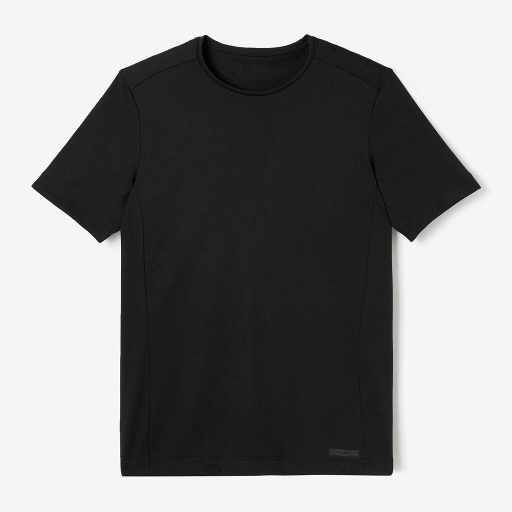 Ανδρικό Διαπνέον T-Shirt Τρεξίματος Dry - Μαύρο