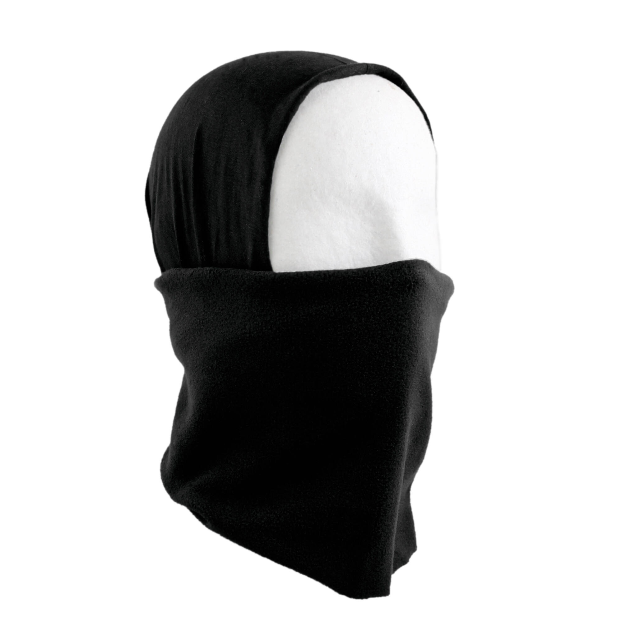 Braga cuello polar nieve y esquí Scarf Adulto Negro 4/4