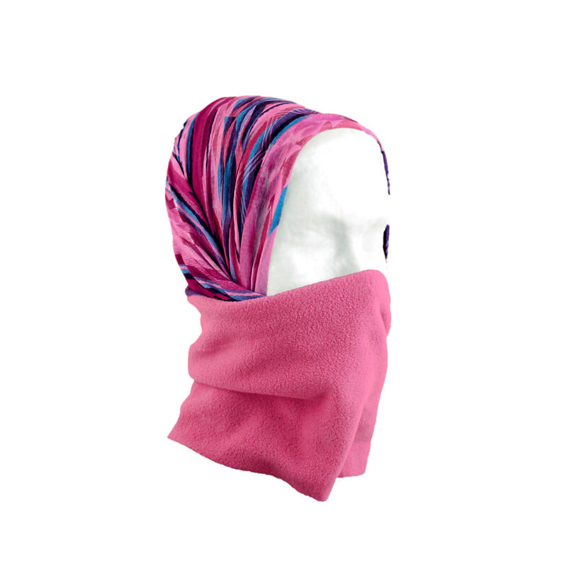 BRAGA CUELLO POLAR NIEVE Y ESQUÍ SCARF NIÑOS ROSA