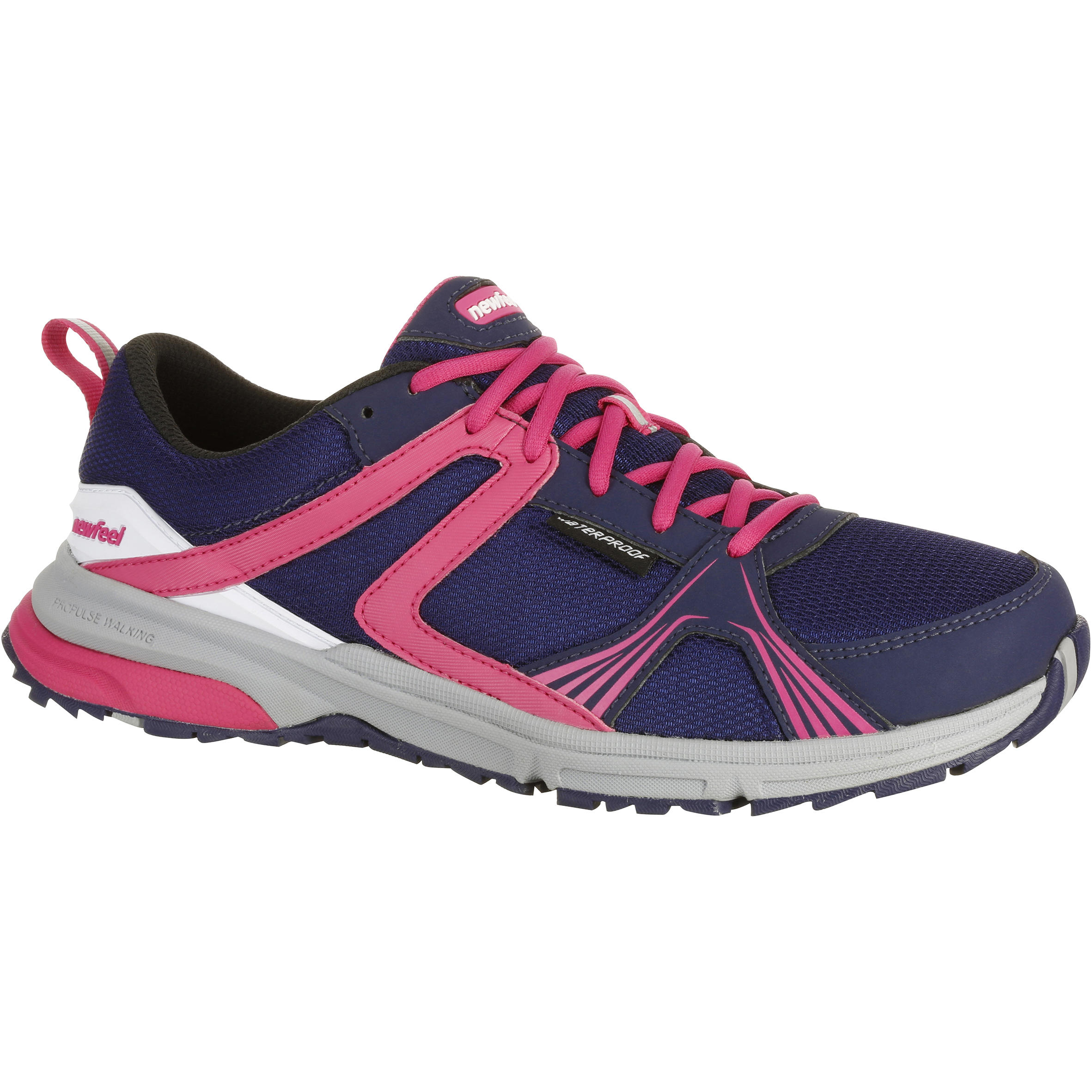 NEWFEEL Propulse Walk 380 Women's Nordic Walking Shoes - Navy/Pink