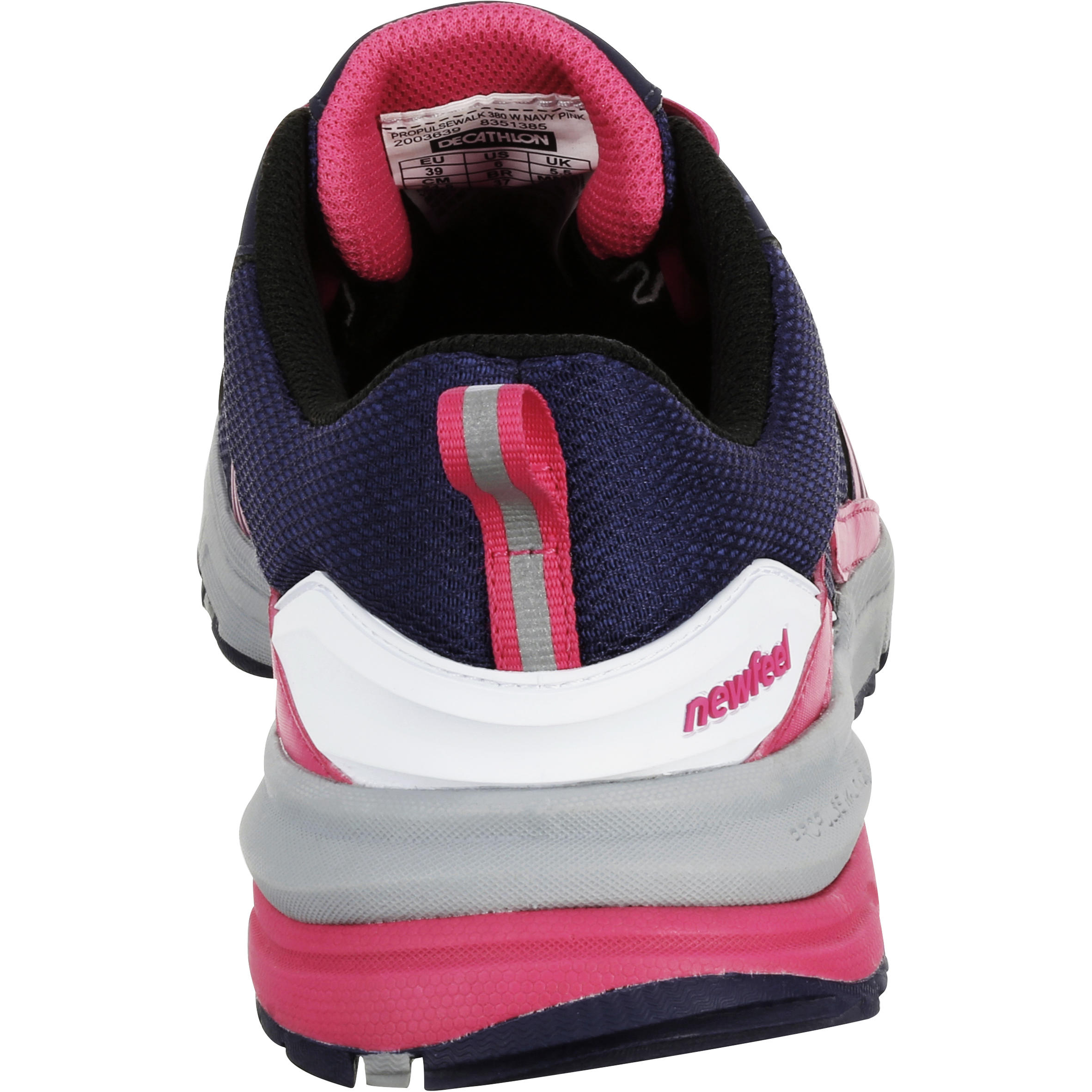 Propulse Walk 380 Women's Nordic Walking Shoes - Navy/Pink 4/17