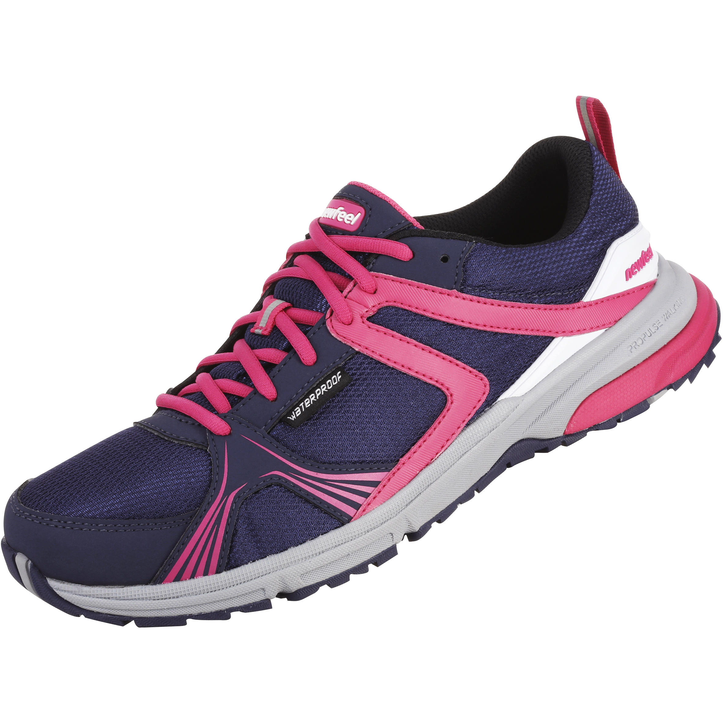 Propulse Walk 380 Women's Nordic Walking Shoes - Navy/Pink 14/17