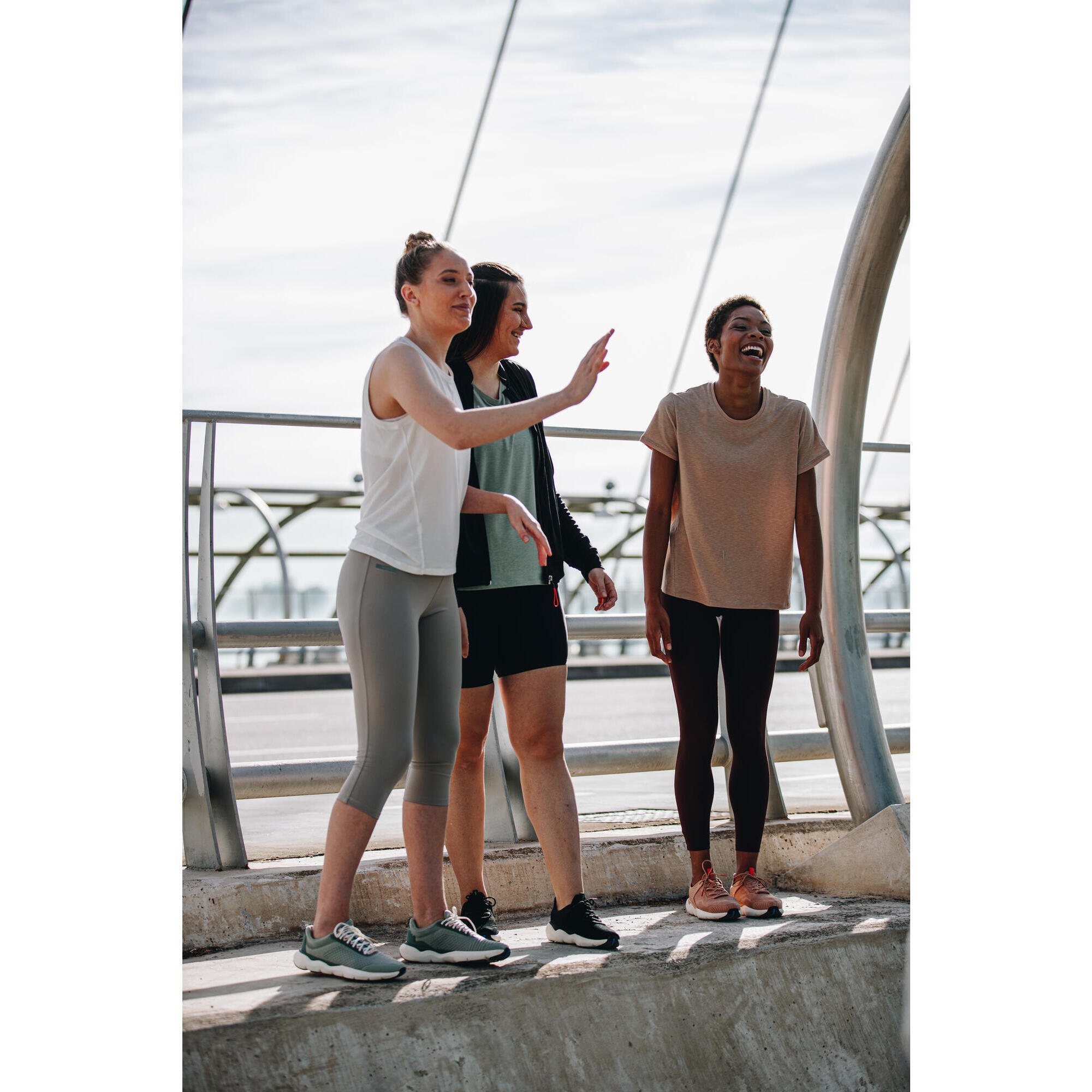 Chaussures de course à pied femme – Jogflow 500.1 vert - KALENJI