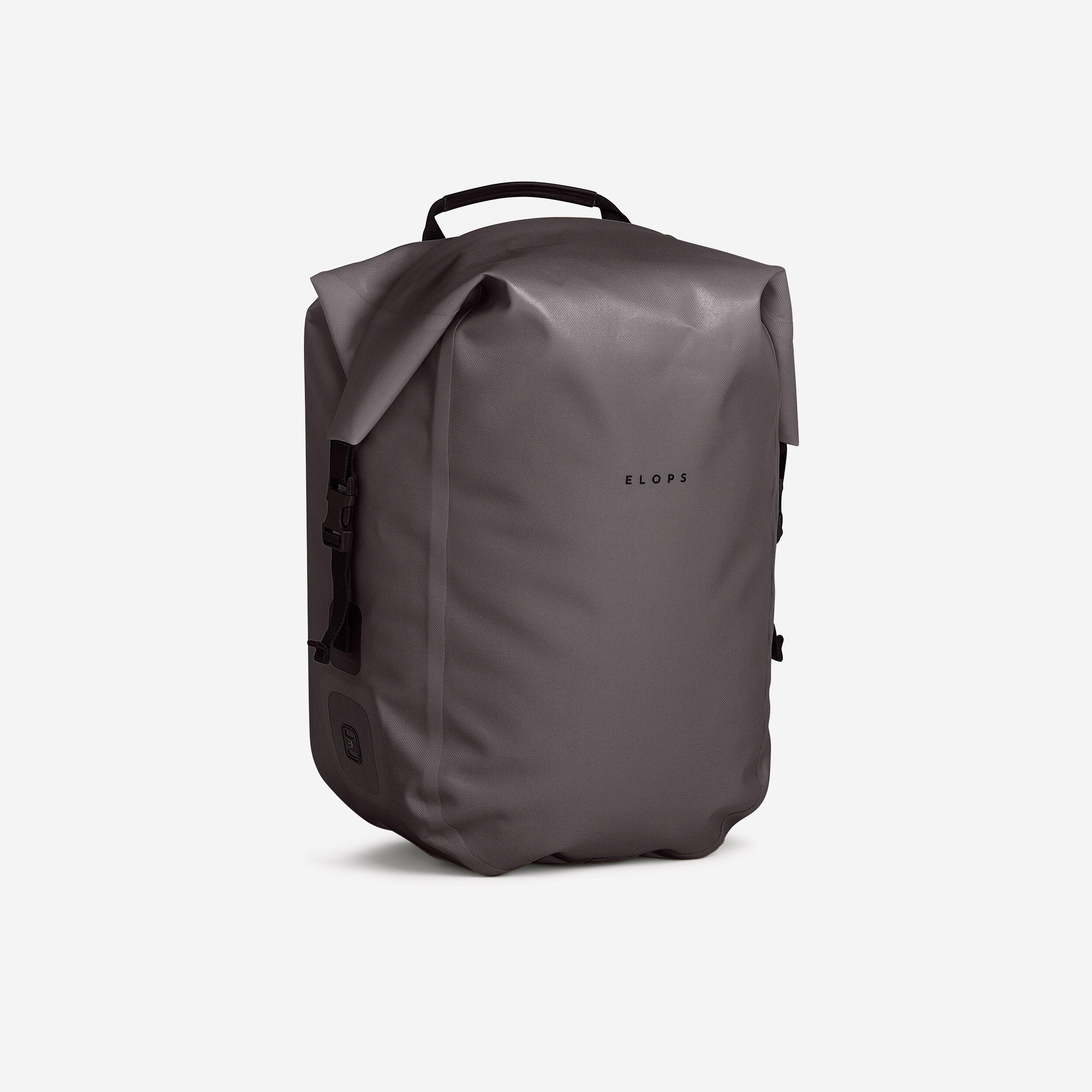 SACOCHE VELO 900 27L IMPERMEABLE GRIS 1/10