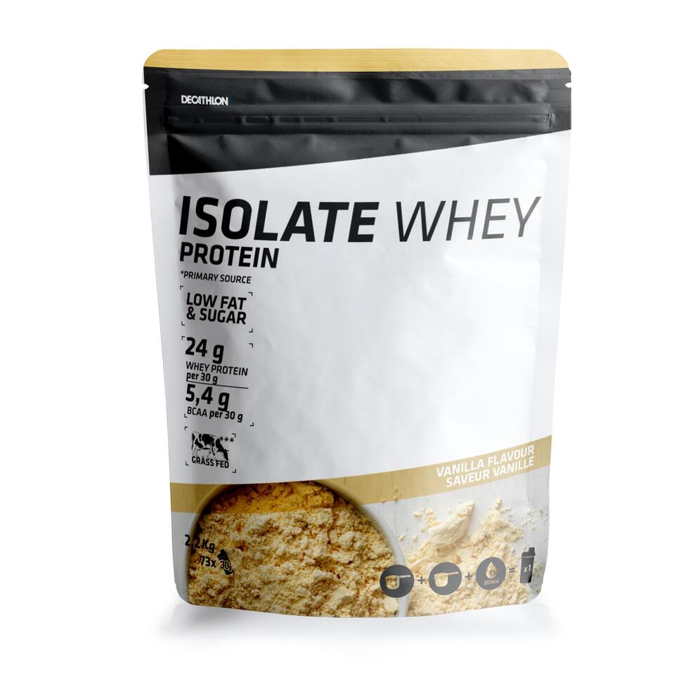 WHEY PROTEINE ISOLATE VANILLE 2,2 kg DOMYOS Decathlon
