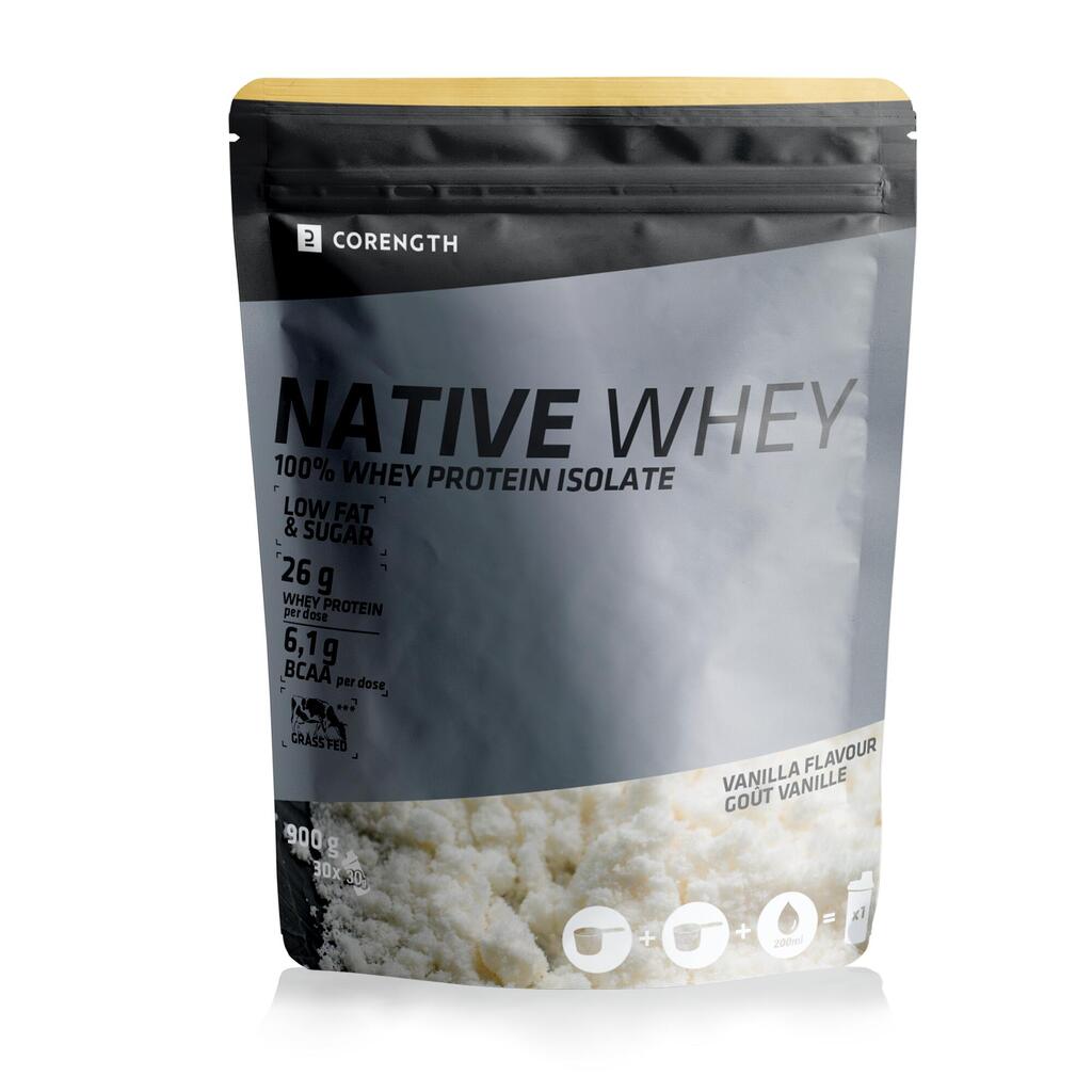 Sūkalu proteīns “Native”, 900 g, ar vaniļas garšu