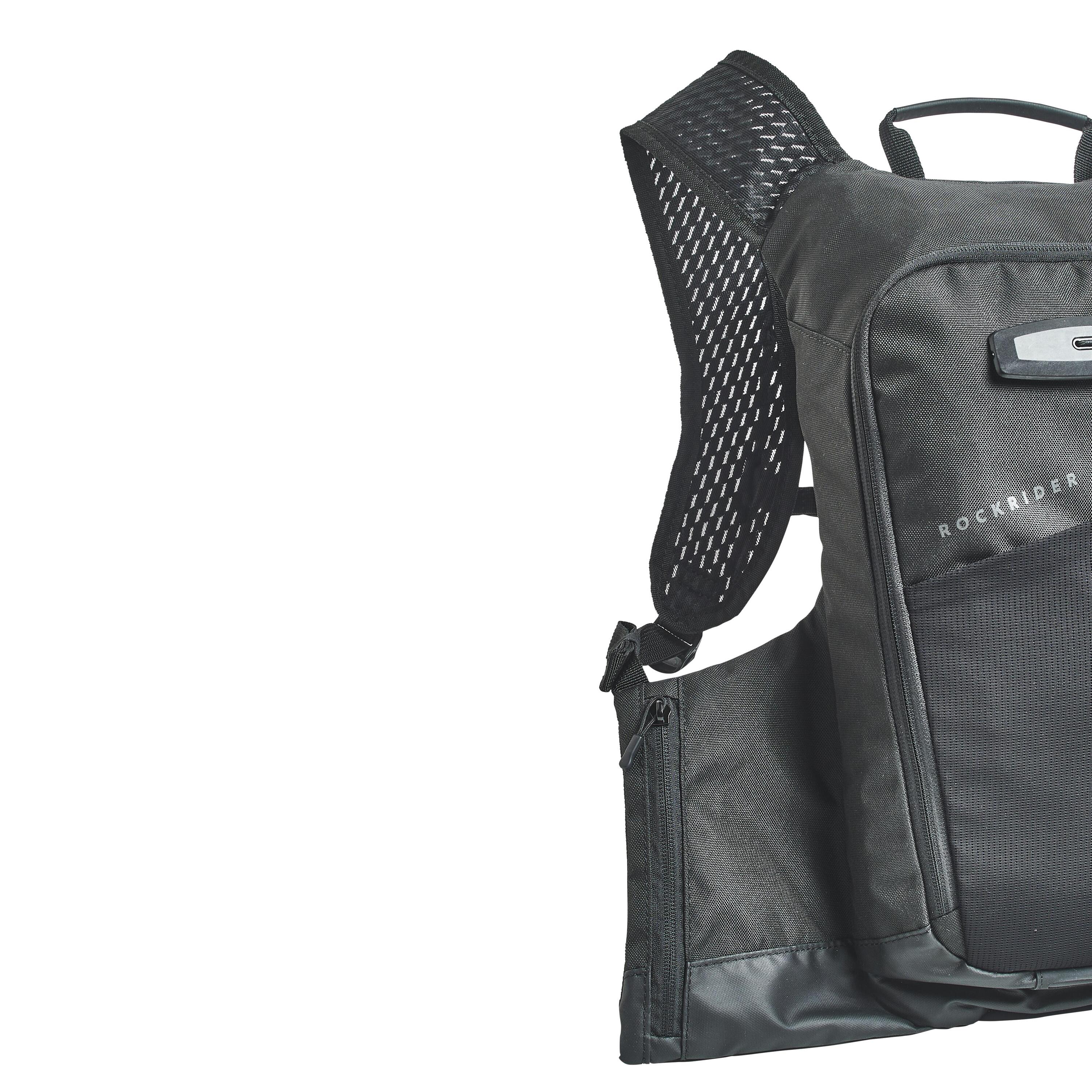 Trinkrucksack MTB Explore 7 l/2 l Wasser schwarz  18/40