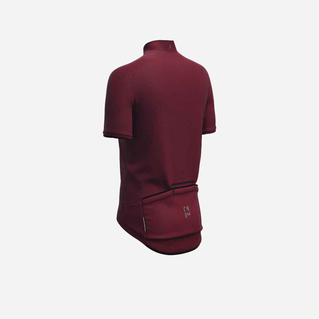 RC500 Short-Sleeved Road Cycling Jersey - Burgundy