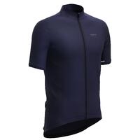 MAILLOT  VELO ROUTE MANCHES COURTES ETE  HOMME - RC500 BLEU MARINE