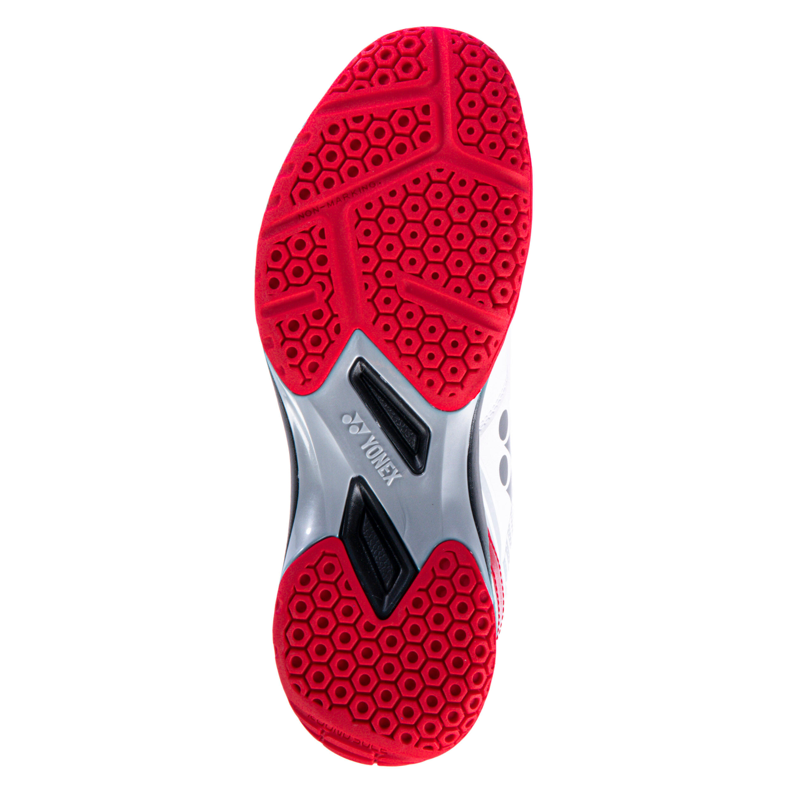 Badminton and Indoor Sports Shoes PC 65 X - White/Red 6/6
