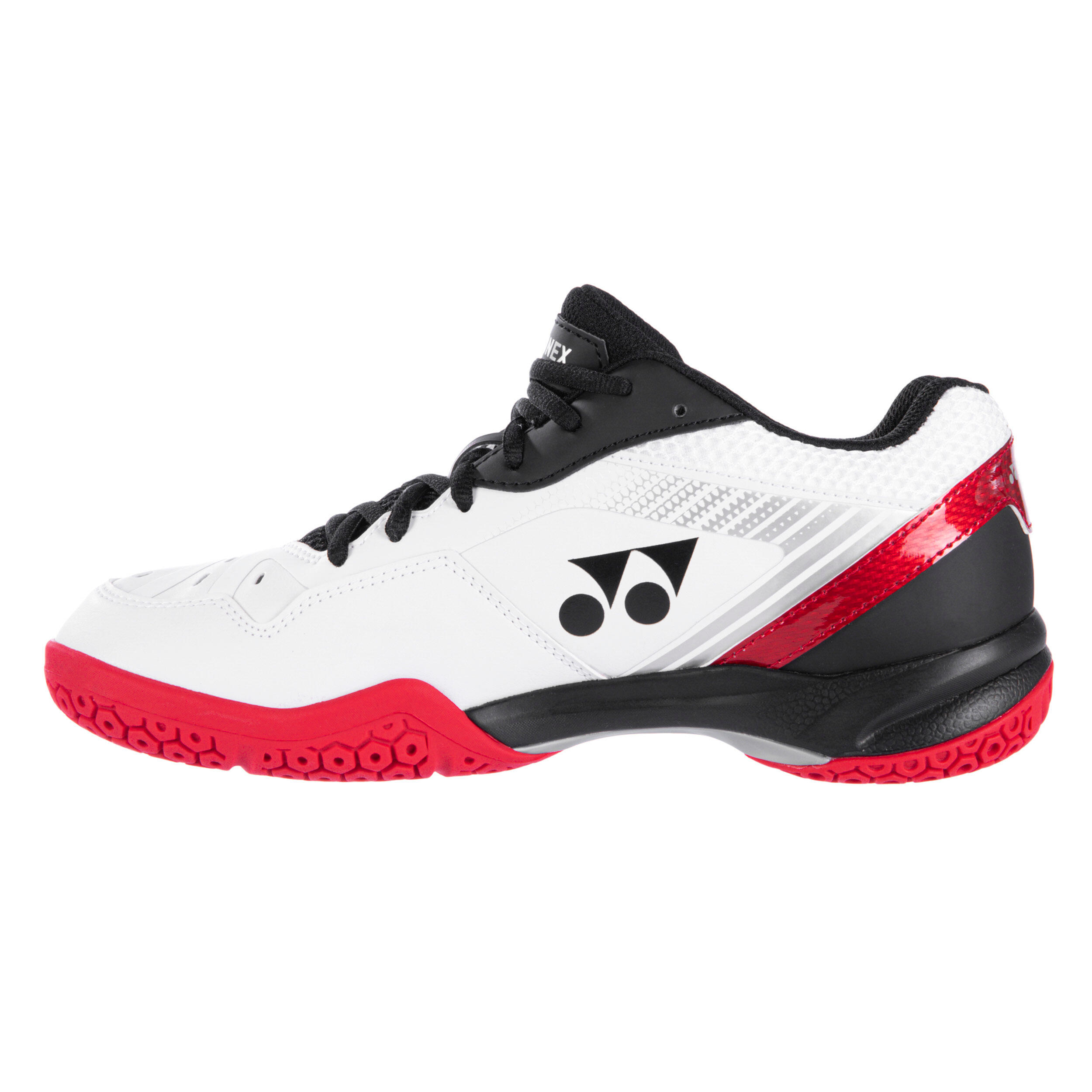 Badminton and Indoor Sports Shoes PC 65 X - White/Red 3/6